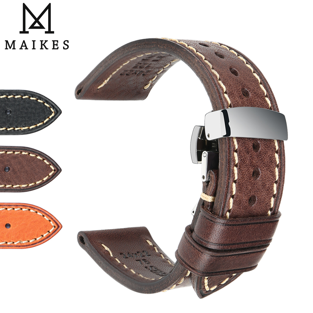 Suede Strap Watch - Luxury Handmade Watch Band Genuine Cow