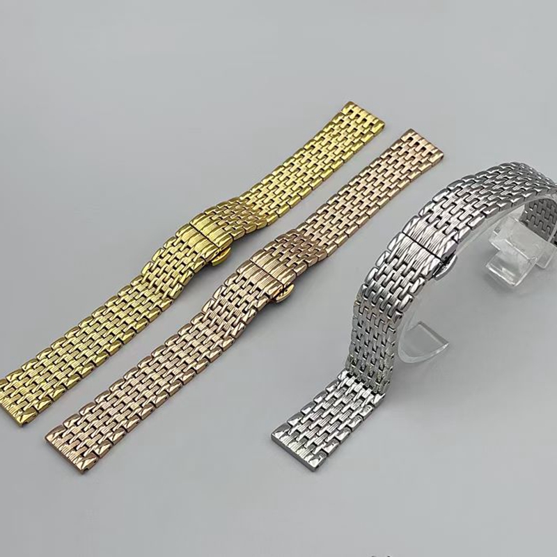 Suede Strap Watch - Luxury Stainless Steel Slim Watch Band