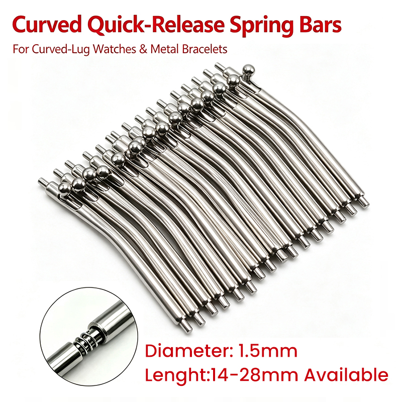Curved Spring Bar - Dia 1.5mm Curved Quick Release Spring