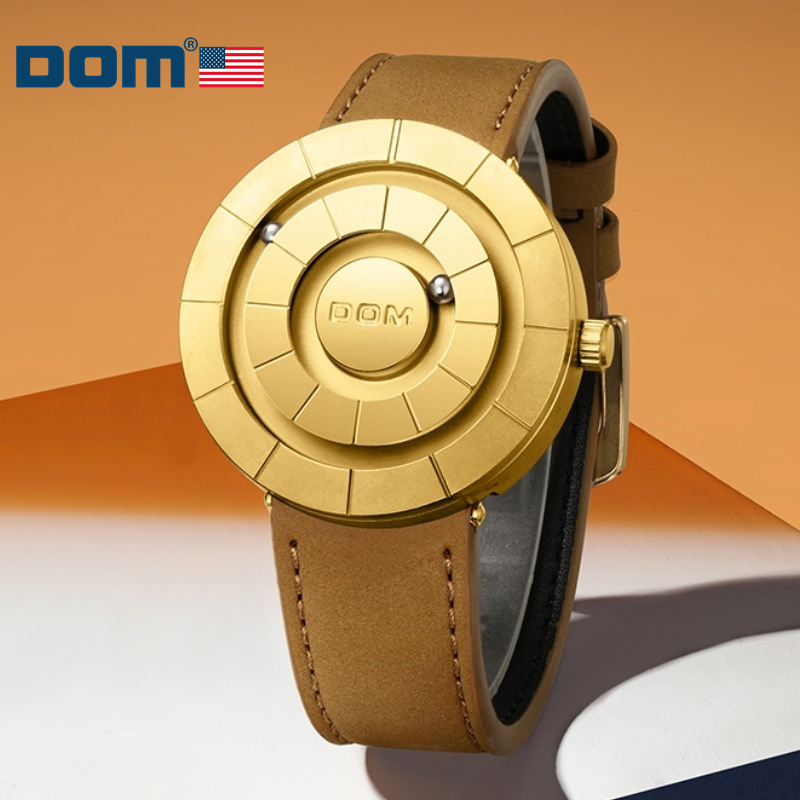 DOM 1753 Creative Design Watch - Leather Watch Band Men review and price