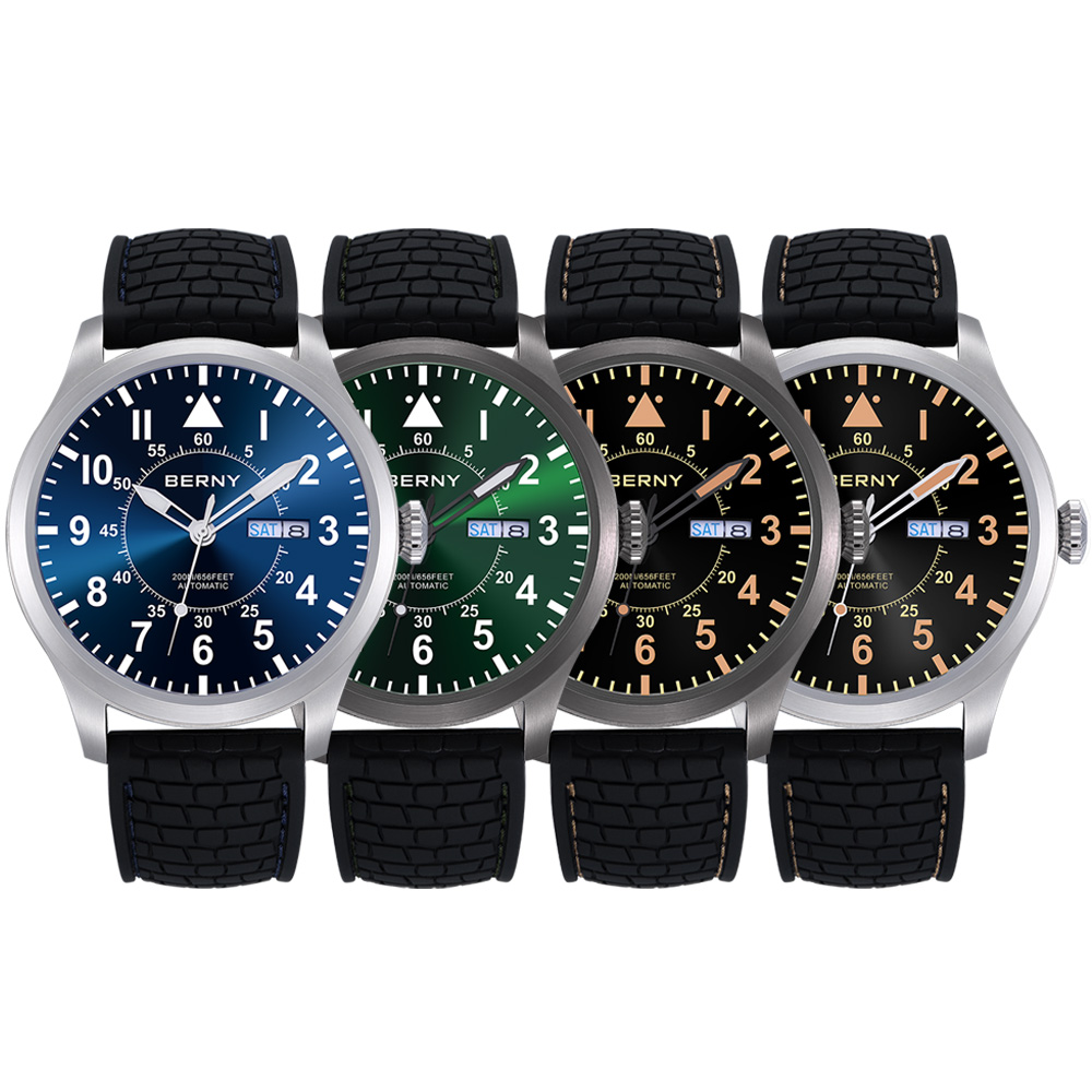BERNY 20Bar Diver Men's Automa - Seiko Watch Presage review and price