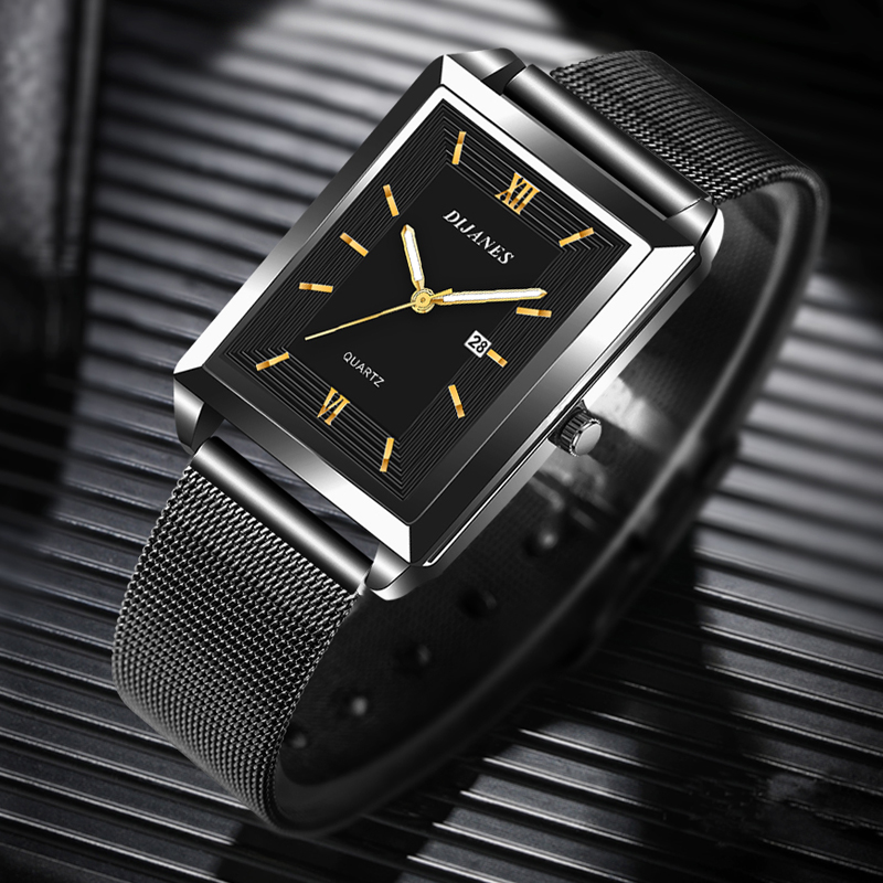 Men's Calendar Date Sport & Le - Leather Watch Band Men review and price