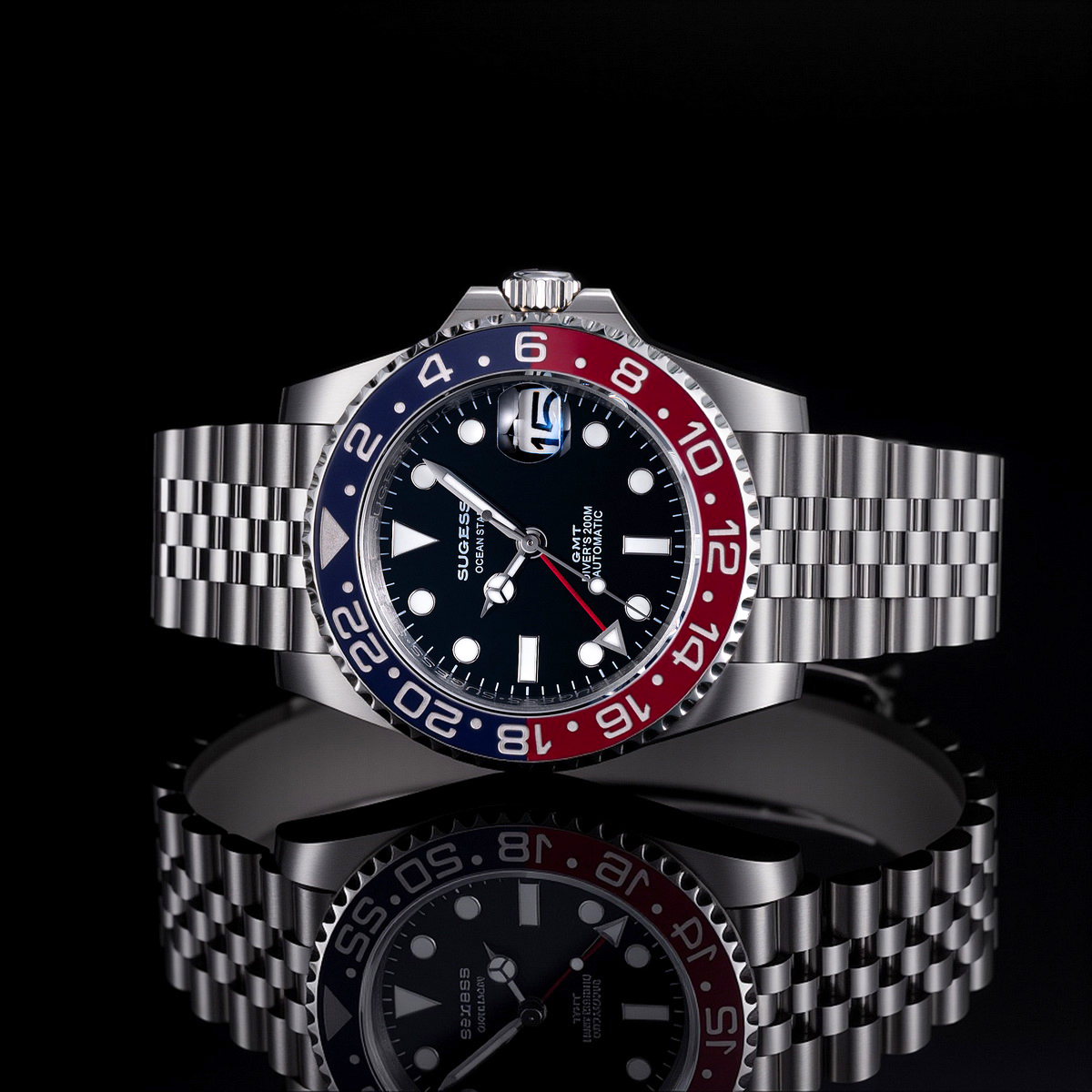 Sugess GMT Diving Watch of Men - Rolex Watch Submariner review and price