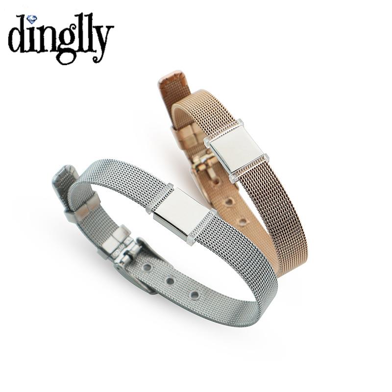 DINGLLY 10mm High Quality Stai - Mesh Strap Metal review and price