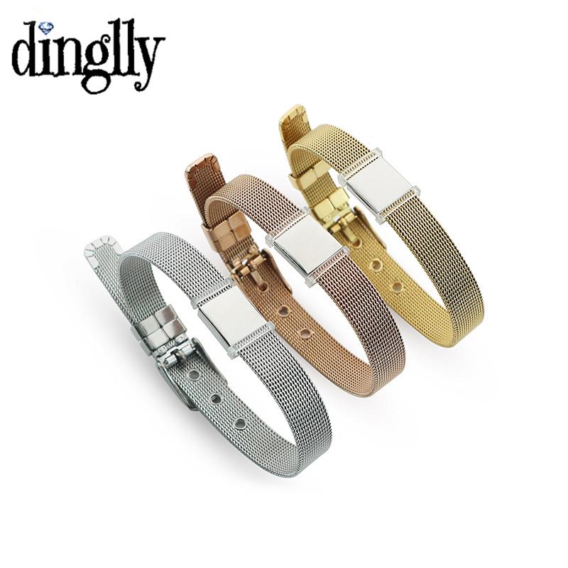 DINGLLY 10mm High Quality Stai - Mesh Strap Metal review and price
