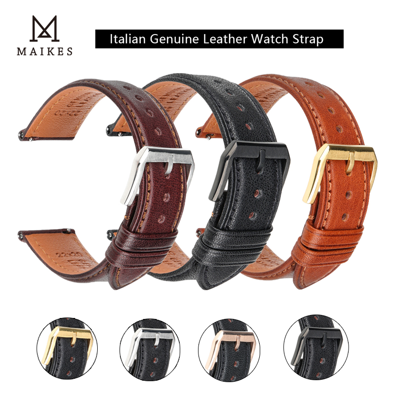 New Genuine Leather Band 24mm  - Leather Strap Quick Release review and price