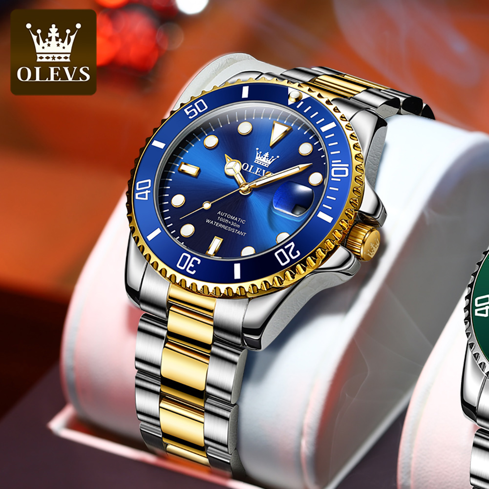 OLEVS 6650 Men Watch Classic O - Rolex Watch Submariner review and price
