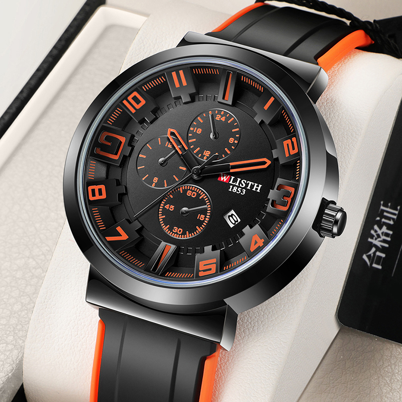 WLISTH Retro Men's Watches Spo - Leather Watch Band Men review and price