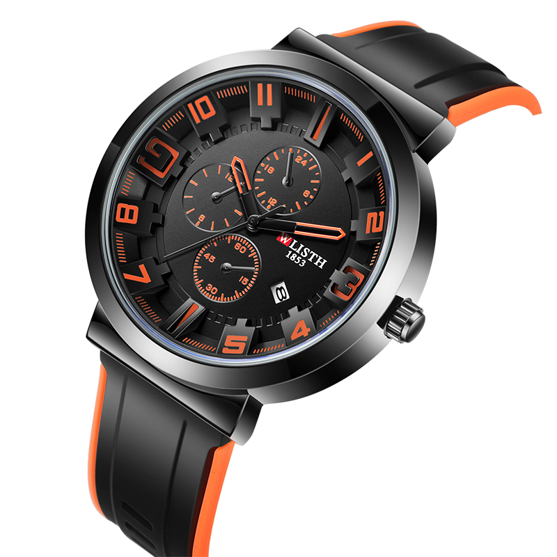 WLISTH Retro Men's Watches Spo - Leather Watch Band Men review and price